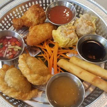 Kin'd - Appetizer combo....Everything was great! - Thai Near Me - Fresh Meadows, New York