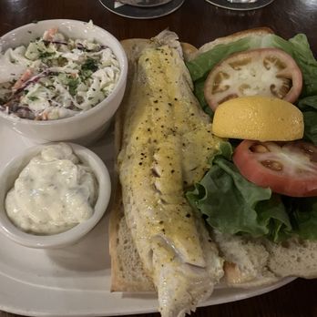 Gluek's Restaurant & Bar - Famous Walleye Sandwich (grilled) - Music Venues Near Me - Minneapolis, Minnesota