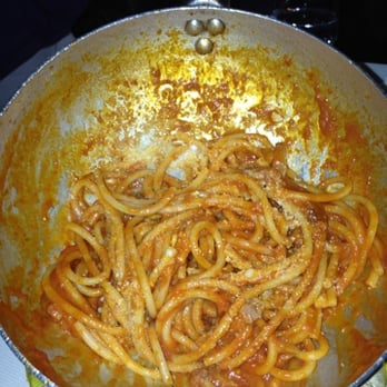 Taverna Trilussa - Bucatini all Amatriciana - Roman Near Me - Rome, RM