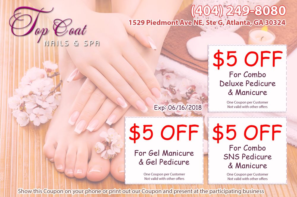 TOP COAT NAILS & SPA 40 Photos & 38 Reviews 1529 Piedmont Ave