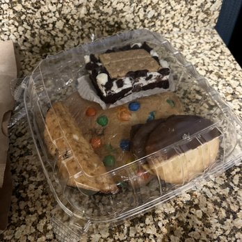Bova's Bakery - S'mores brownie, M&M Cookie, Chocolate Dipped Chocolate Milano, and Oreo Cannoli - Bakeries Near Me - Boston, Massachusetts Bova's Bakery - S'mores brownie, M&M Cookie, Chocolate Dipped Chocolate Milano, and Oreo Cannoli - Bakeries Near Me - Boston, Massachusetts