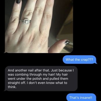 V and L Nails - Her nails. This was 2 days after getting them done. - Nail Salons Near Me - Saraland, Alabama V and L Nails - Her nails. This was 2 days after getting them done. - Nail Salons Near Me - Saraland, Alabama