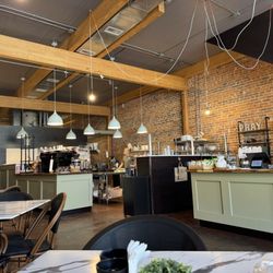 Inside coffee bar