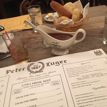 Peter Luger - Menu - Steakhouses Near Me - Brooklyn, New York Peter Luger - Menu - Steakhouses Near Me - Brooklyn, New York