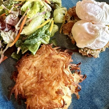 Lucia Restaurant & Bar - CRAB CAKE AND POACHED EGGS - New American Near Me - Carmel Valley, California Lucia Restaurant & Bar - CRAB CAKE AND POACHED EGGS - New American Near Me - Carmel Valley, California