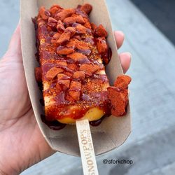 Snow Pops San Diego - This combination of chamango, chamoy, tajin with tamarind chewies was flavorful and refreshing.