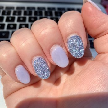 City Nails Bar - Look how grown out they are in less than 2 weeks for SNS and how crooked my middle finger nail is (this is the one lifting). - Nail Salons Near Me - Dunwoody, Georgia