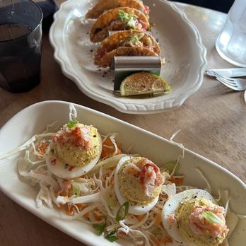 The VIG Chicago - Lobster Deviled Eggs, Tuna Poke Tacos - American Near Me - Chicago, Illinois The VIG Chicago - Lobster Deviled Eggs, Tuna Poke Tacos - American Near Me - Chicago, Illinois