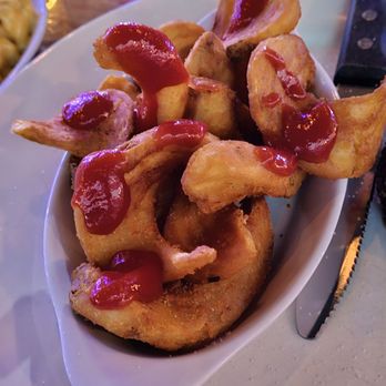 Sidewinders Steakhouse & Saloon - The Sidewinder fries with ketchup. - Bars Near Me - Roanoke, Virginia