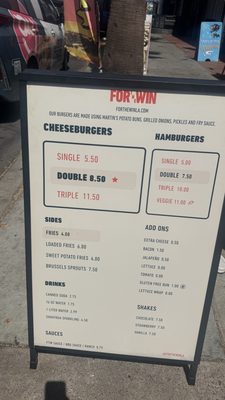 Menu photo 2 For The Win San Diego, CA