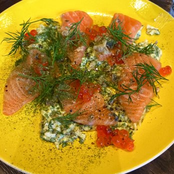 Roister - Salmon crudo - New American Near Me - Chicago, Illinois Roister - Salmon crudo - New American Near Me - Chicago, Illinois