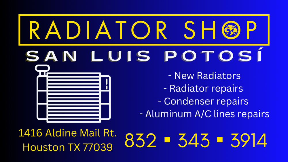 SLP RADIATOR SHOP Request a Quote 1416 Aldine Mail Rt, Houston