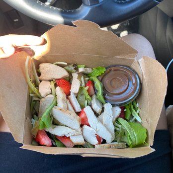 Central Station Coffee & Tea - Market salad with chicken. Decent sized portion! - Coffee & Tea Near Me - Wilmette, Illinois Central Station Coffee & Tea - Market salad with chicken. Decent sized portion! - Coffee & Tea Near Me - Wilmette, Illinois