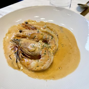 Imperfecto - Tiger Prawns a la Diablo $29 - Cocktail Bars Near Me - Washington, DC, District of Columbia
