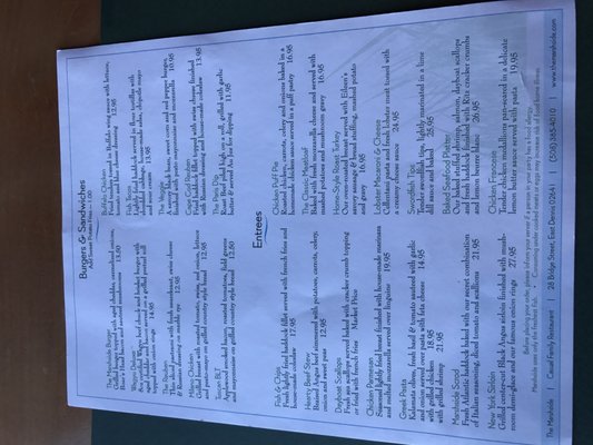 Menu photo 7 Marshside Restaurant East Dennis, MA Menu photo 7 Marshside Restaurant East Dennis, MA