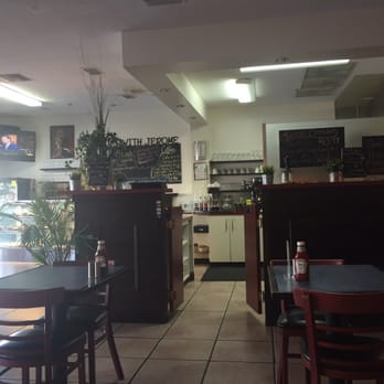 Flying With Jerome - Inside the cafe with chalkboard menus just like Paris - Breakfast & Brunch Near Me - Clearwater, Florida
