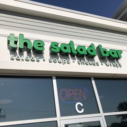 the salad bar