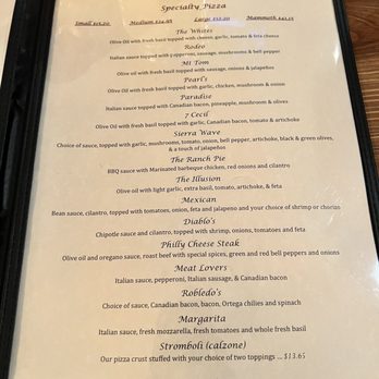 The Upper Crust Pizza - Menu - Pizza Near Me - Bishop, California The Upper Crust Pizza - Menu - Pizza Near Me - Bishop, California