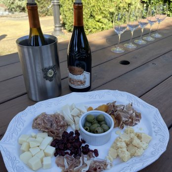 Chateau St Jean - Wine and charcuterie board - Wineries Near Me - Kenwood, California