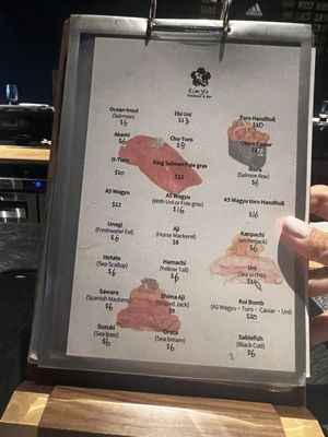 Menu photo 4 Kimyo Omakase Brooklyn, NY