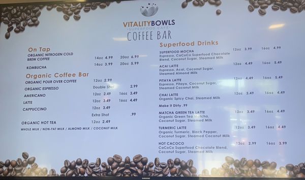 Menu photo 5 Vitality Bowls Santa Clara, CA Menu photo 5 Vitality Bowls Santa Clara, CA
