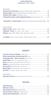 Menu photo 8 Restaurant Havfruen København, Menu photo 8 Restaurant Havfruen København,
