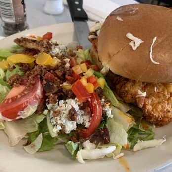 DeVivo's Eatery - Nashville hot chicken and chopped salad. - New American Near Me - Keller, Texas