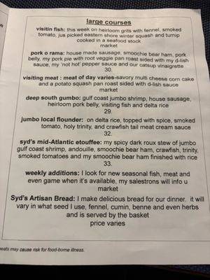 Menu photo 2 Syd's FishPig Cafe Norfolk, VA Menu photo 2 Syd's FishPig Cafe Norfolk, VA
