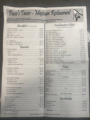 Paco's Tacos by null