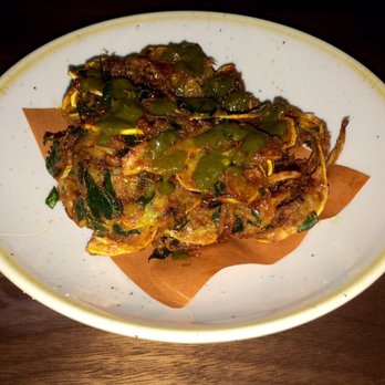 Little Donkey - Delicata Squash Pakora - $7 - Tapas/Small Plates Near Me - Cambridge, Massachusetts Little Donkey - Delicata Squash Pakora - $7 - Tapas/Small Plates Near Me - Cambridge, Massachusetts