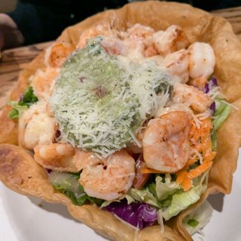 Jorge's El Tapatio - Shrimp taco salad - Mexican Near Me - Tracy, California