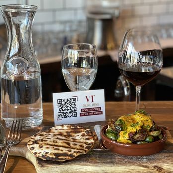 The Vintner's Tavern - A lovely Pinot Noir with the Brussels Sprouts ... incredible! - New American Near Me - Chino, California The Vintner's Tavern - A lovely Pinot Noir with the Brussels Sprouts ... incredible! - New American Near Me - Chino, California