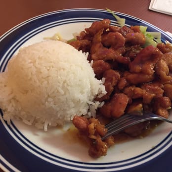 Shang Hai River - Teriyaki shrimp and steamed white rice - Chinese Near Me - Youngstown, Ohio