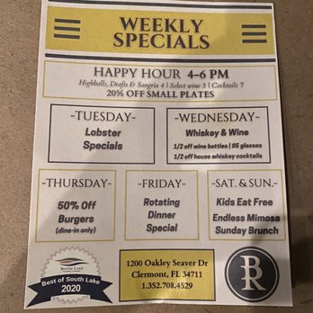 Root & Branch Bistro + Bar - New American Near Me - Clermont, Florida