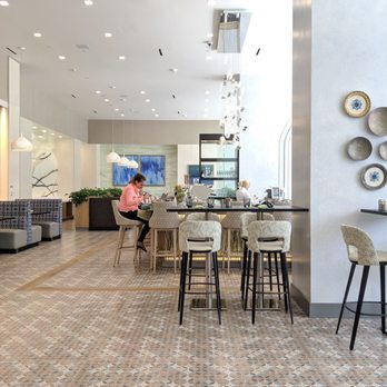 Safina - All the white gives it a nice open clean look. I love the bar stools!! - Mediterranean Near Me - Houston, Texas Safina - All the white gives it a nice open clean look. I love the bar stools!! - Mediterranean Near Me - Houston, Texas
