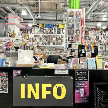 Amoeba Music - Info desk in case you need some help. - Music & DVDs Near Me - Los Angeles, California Amoeba Music - Info desk in case you need some help. - Music & DVDs Near Me - Los Angeles, California