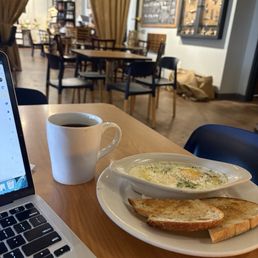 Herbed eggs and drip coffee shop Herbed eggs and drip coffee shop