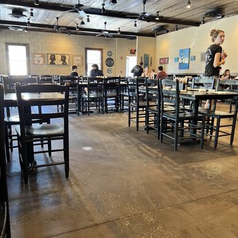Mojo Old City BBQ - Inside tables (there are also tables outside) - Barbeque Near Me - St. Augustine, Florida Mojo Old City BBQ - Inside tables (there are also tables outside) - Barbeque Near Me - St. Augustine, Florida