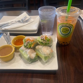 Lucky Thai Cuisine - 1A. Fresh Spring Roll - Thai Near Me - Whittier, California Lucky Thai Cuisine - 1A. Fresh Spring Roll - Thai Near Me - Whittier, California