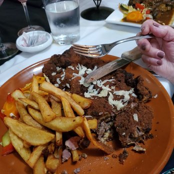 El Rincon Asturiano - Breaded steak with ham and cheese! - Spanish Near Me - Miami, Florida El Rincon Asturiano - Breaded steak with ham and cheese! - Spanish Near Me - Miami, Florida