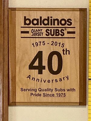 Baldinos Giant Jersey Subs by null