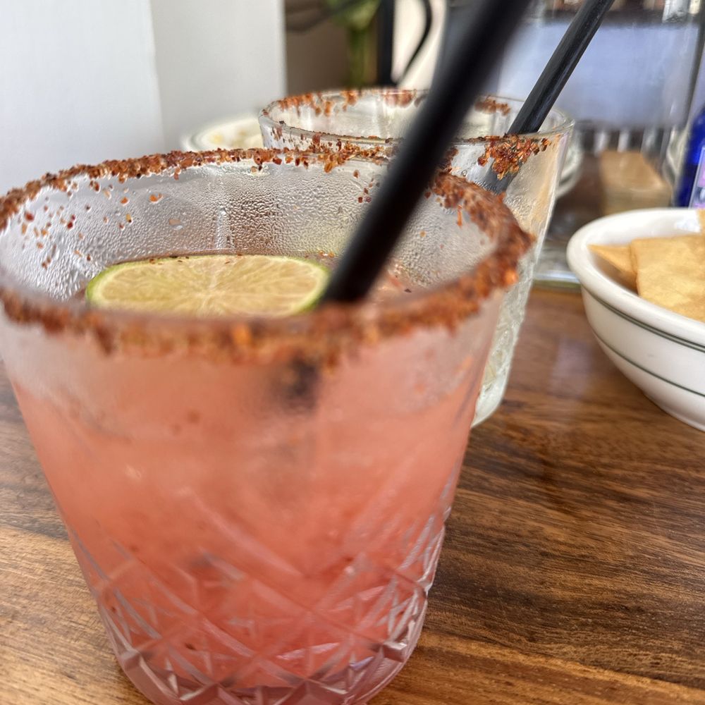 Corazon Comedor - Margarita de guava so yummy  is part of the happy hour menu - Mexican Near Me - Santa Barbara, California