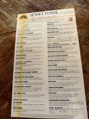Menu photo 2 Sunset Pointe Fairhope, AL