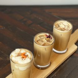 Kings Peak Coffee Roasters - Spring flight iced latte