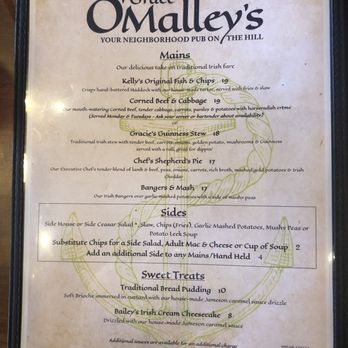 Grace O'Malley's Public House - Menu - Irish Pub Near Me - Clermont, Florida Grace O'Malley's Public House - Menu - Irish Pub Near Me - Clermont, Florida