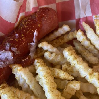 Prost Reno Biergarten - Currywurst platter - Beer Gardens Near Me - Reno, Nevada