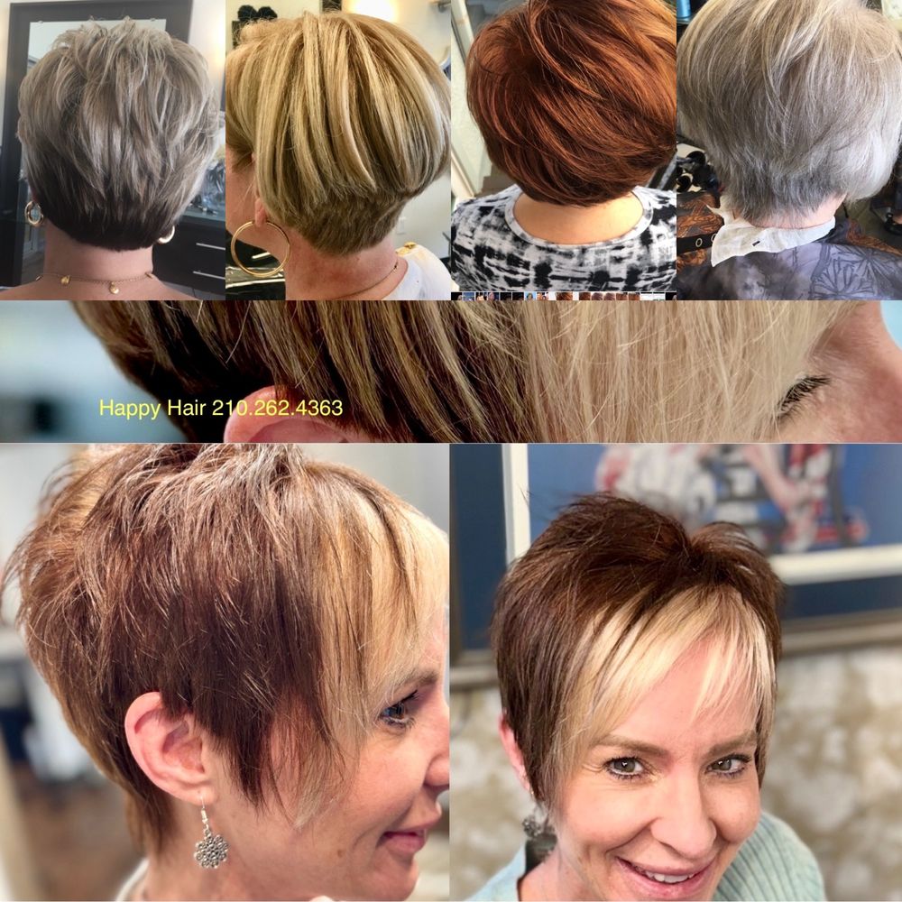 Happy Hair Salon Logo