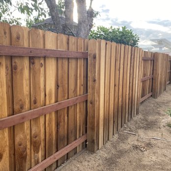 Cali Fence - Double sided wood fence - Fences & Gates Near Me - Oak Hills, California