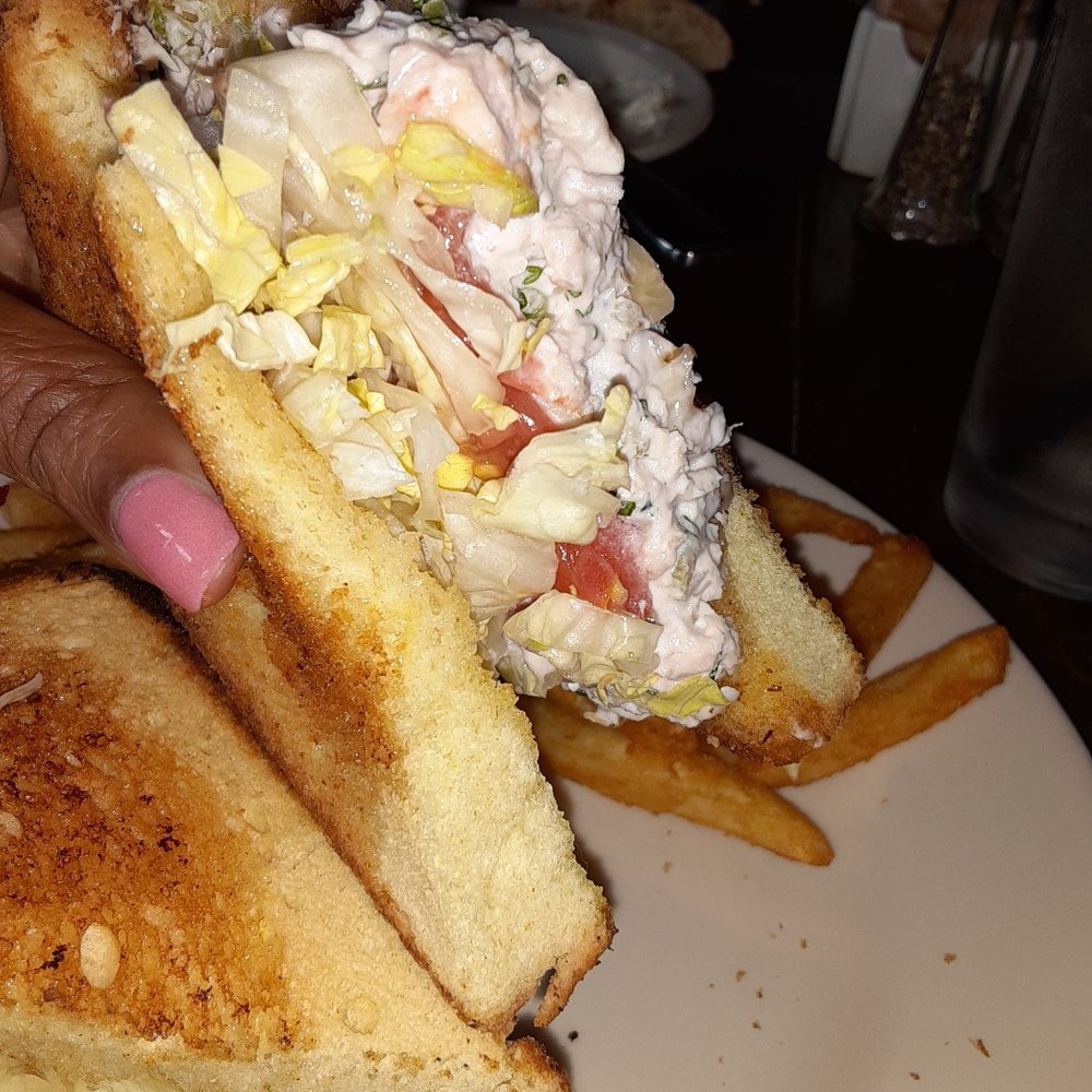 Grass Rootes - Chicken salad sandwich with fries - New American Near Me - Culpeper, Virginia