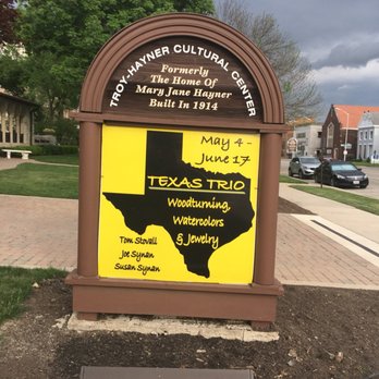 Troy-Hayner Cultural Center - The front sign - Museums Near Me - Troy, Ohio